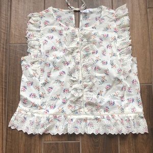NWOT Gap Floral Blouse